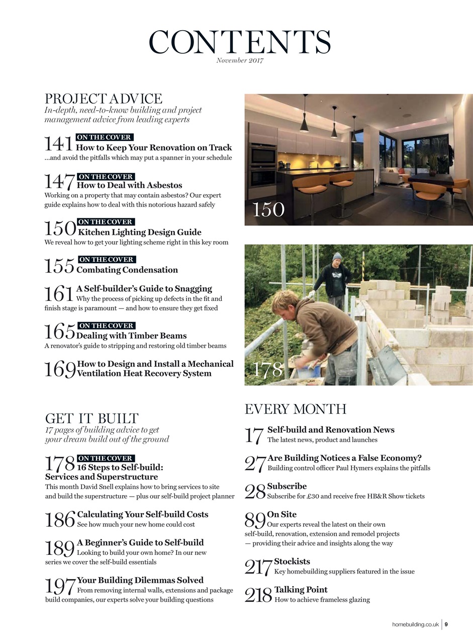 Homebuilding & Renovating Magazine Preview Pages