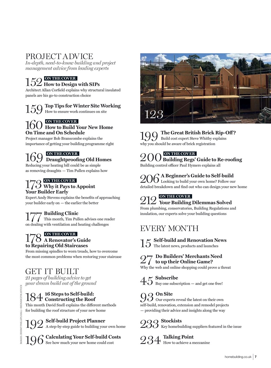 Homebuilding & Renovating Magazine Preview Pages