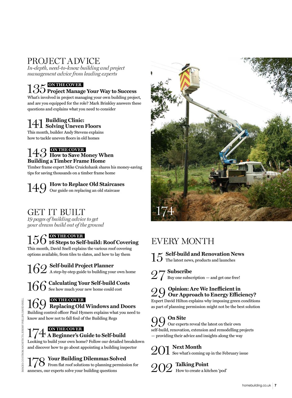 Homebuilding & Renovating Magazine Preview Pages