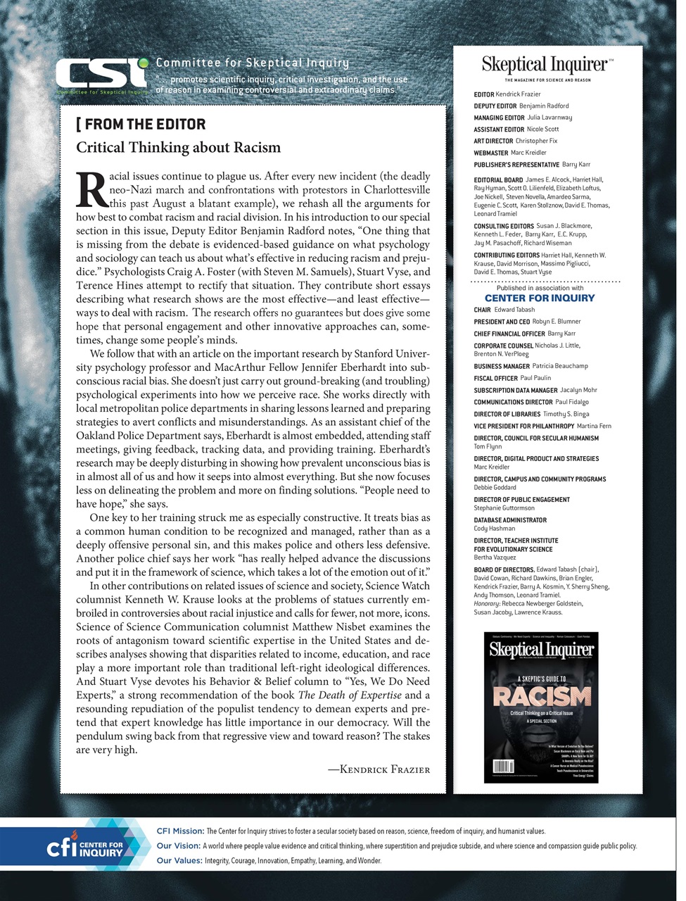 Skeptical Inquirer Preview Pages