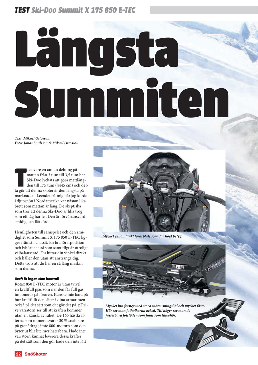 Tidningen Snöskoter Preview Pages