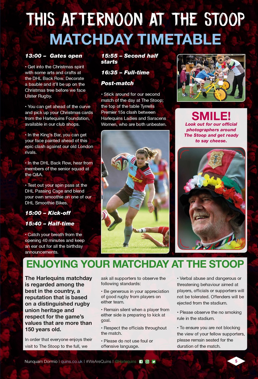 Harlequins Preview Pages