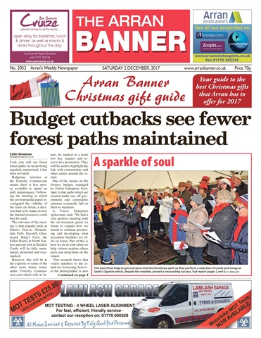 Arran Banner issue 2nd December 2017