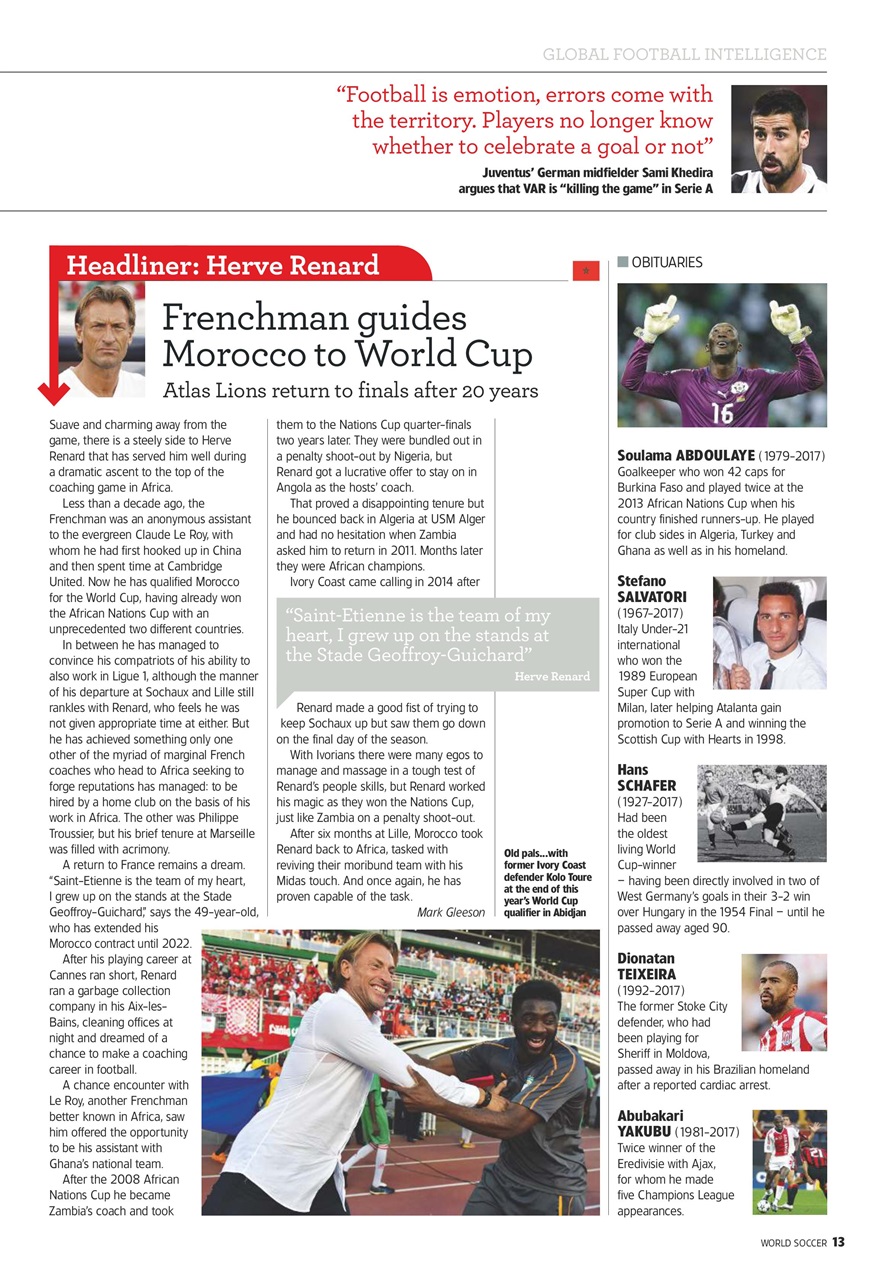 World Soccer Preview Pages