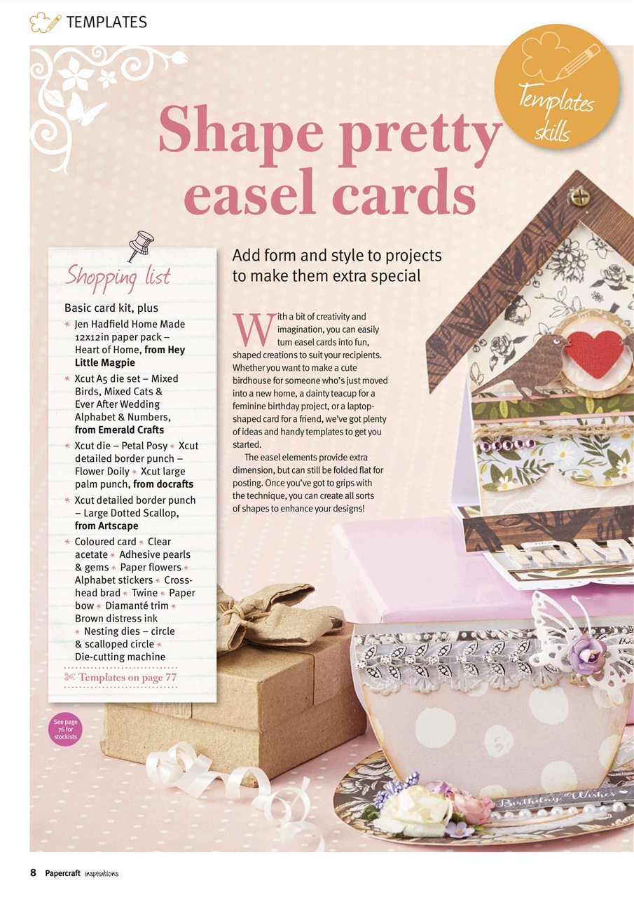 Papercraft Inspirations Preview Pages