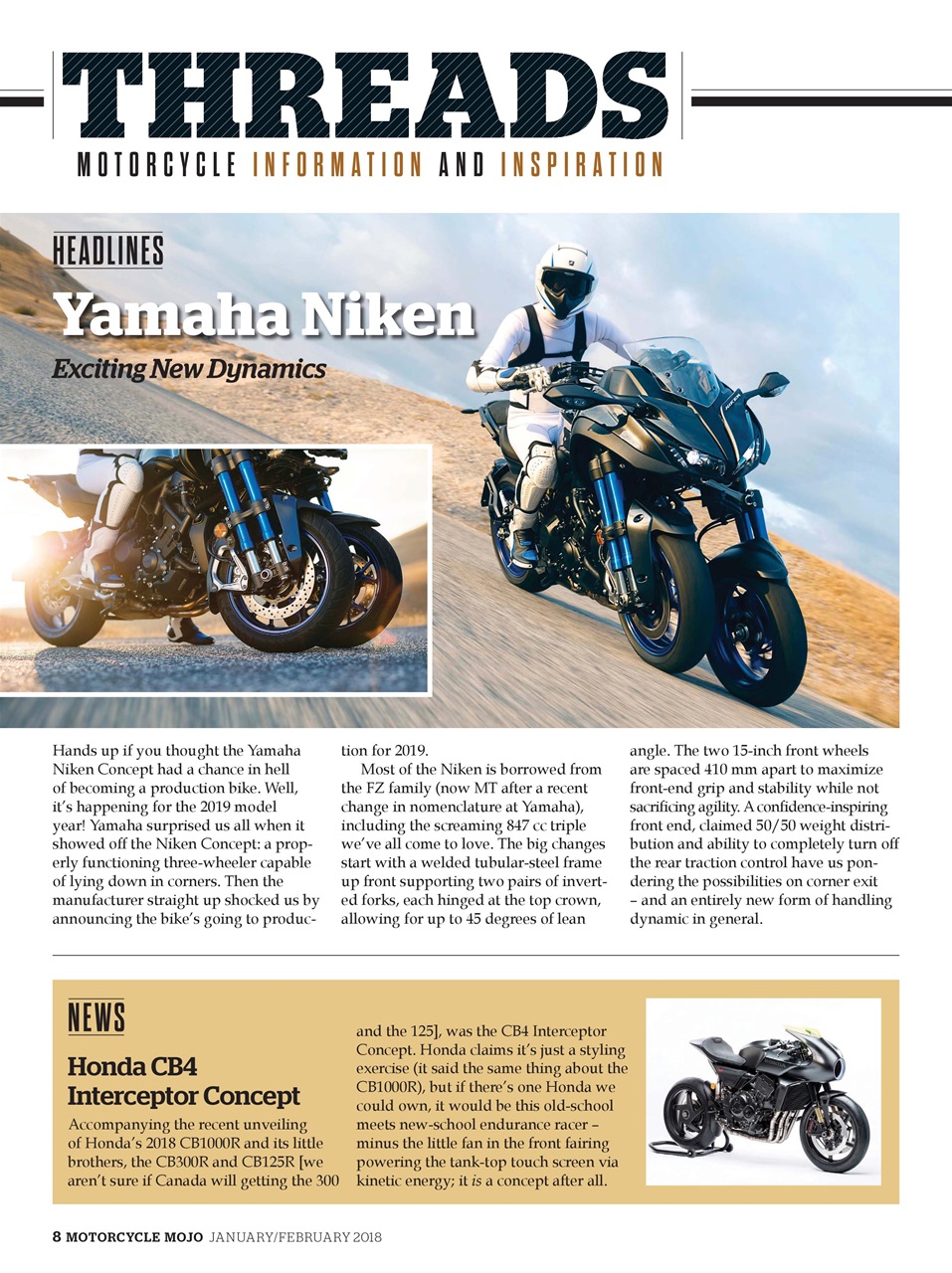 Motorcycle Mojo Preview Pages