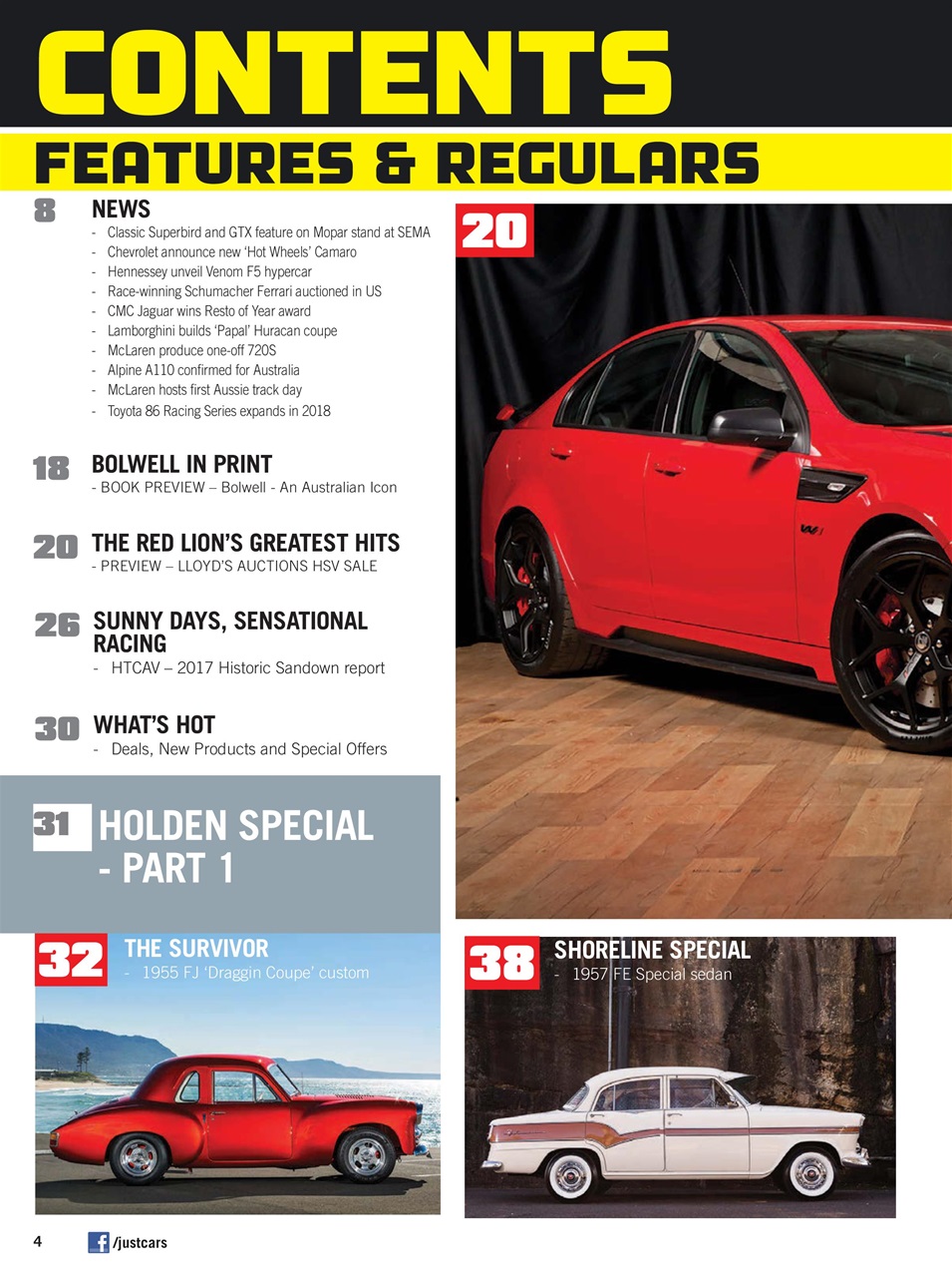 JUST CARS Preview Pages