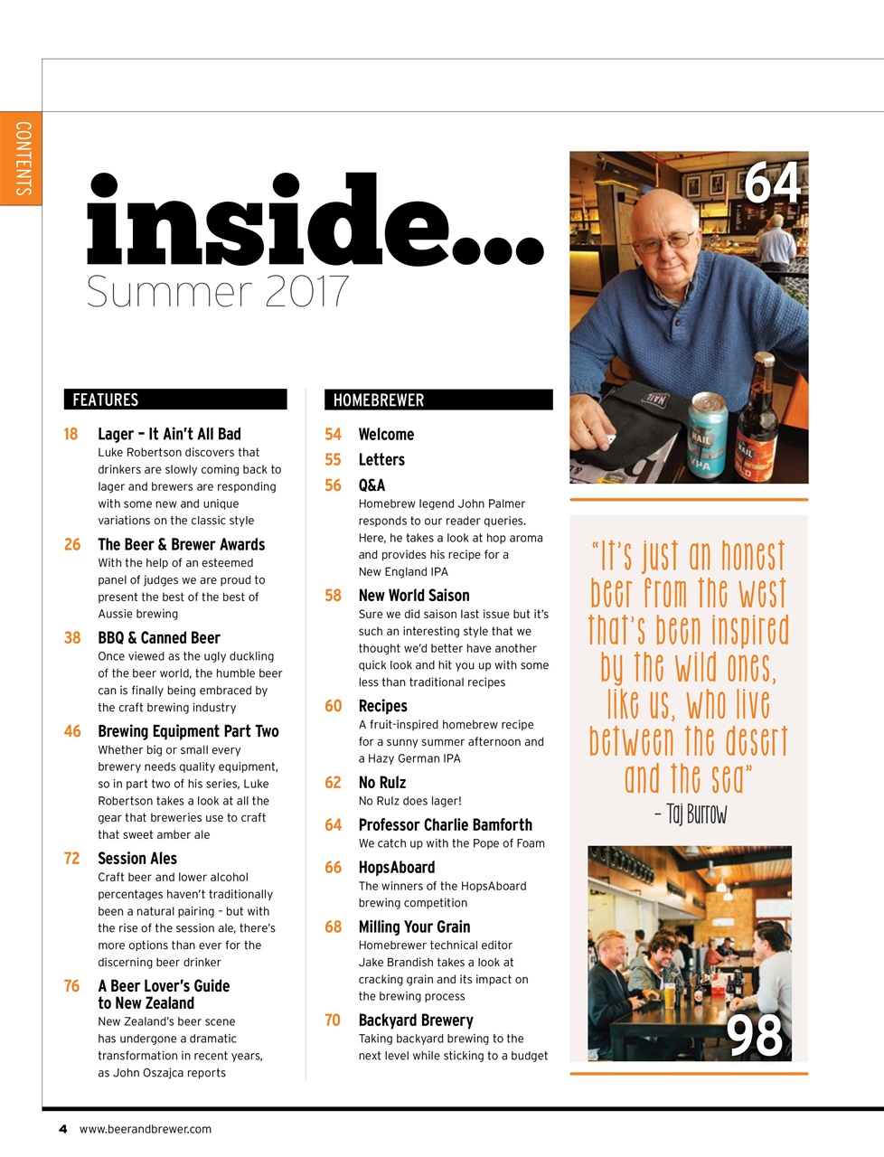 Beer and Brewer Preview Pages
