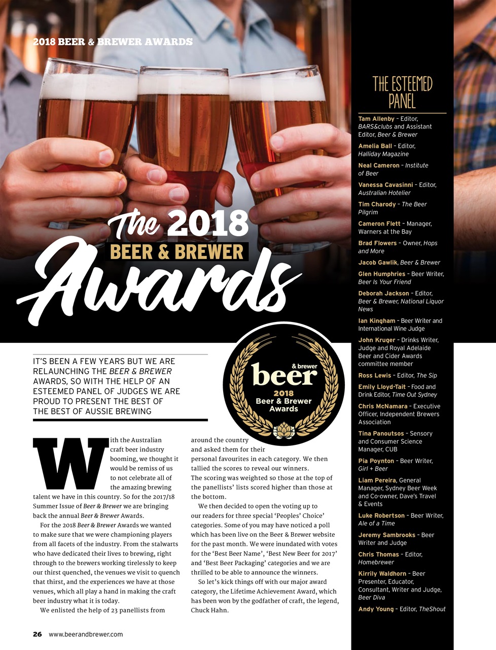 Beer and Brewer Preview Pages