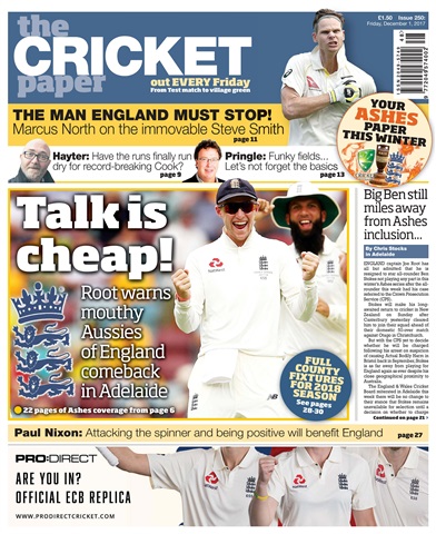 The Cricket Paper issue 1st December 2017