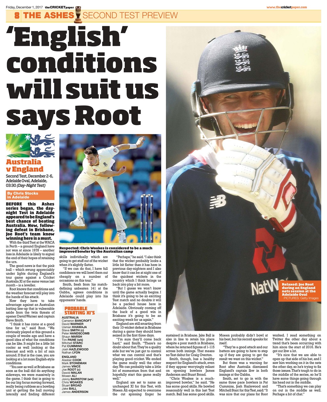 The Cricket Paper Preview Pages