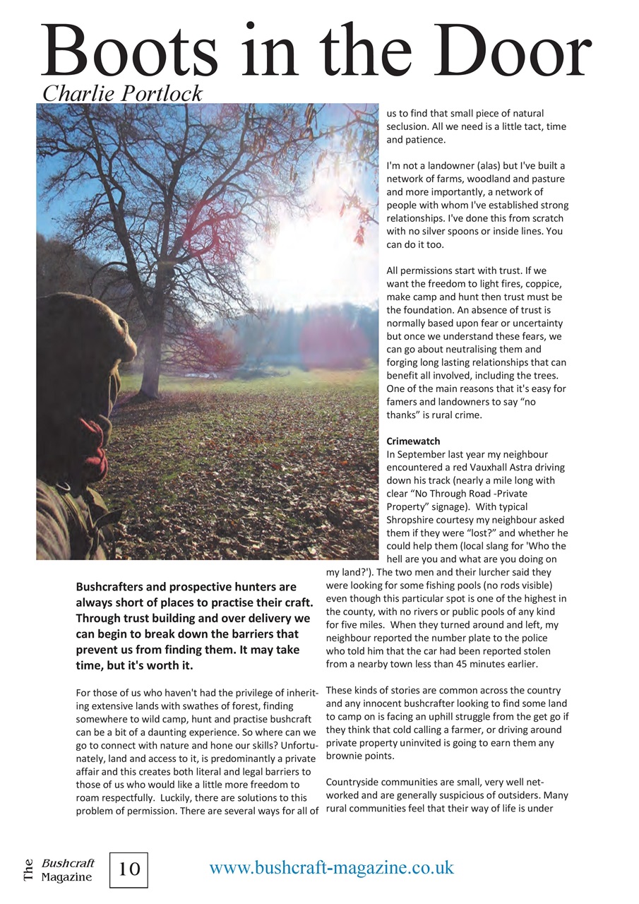 Bushcraft Magazine Preview Pages