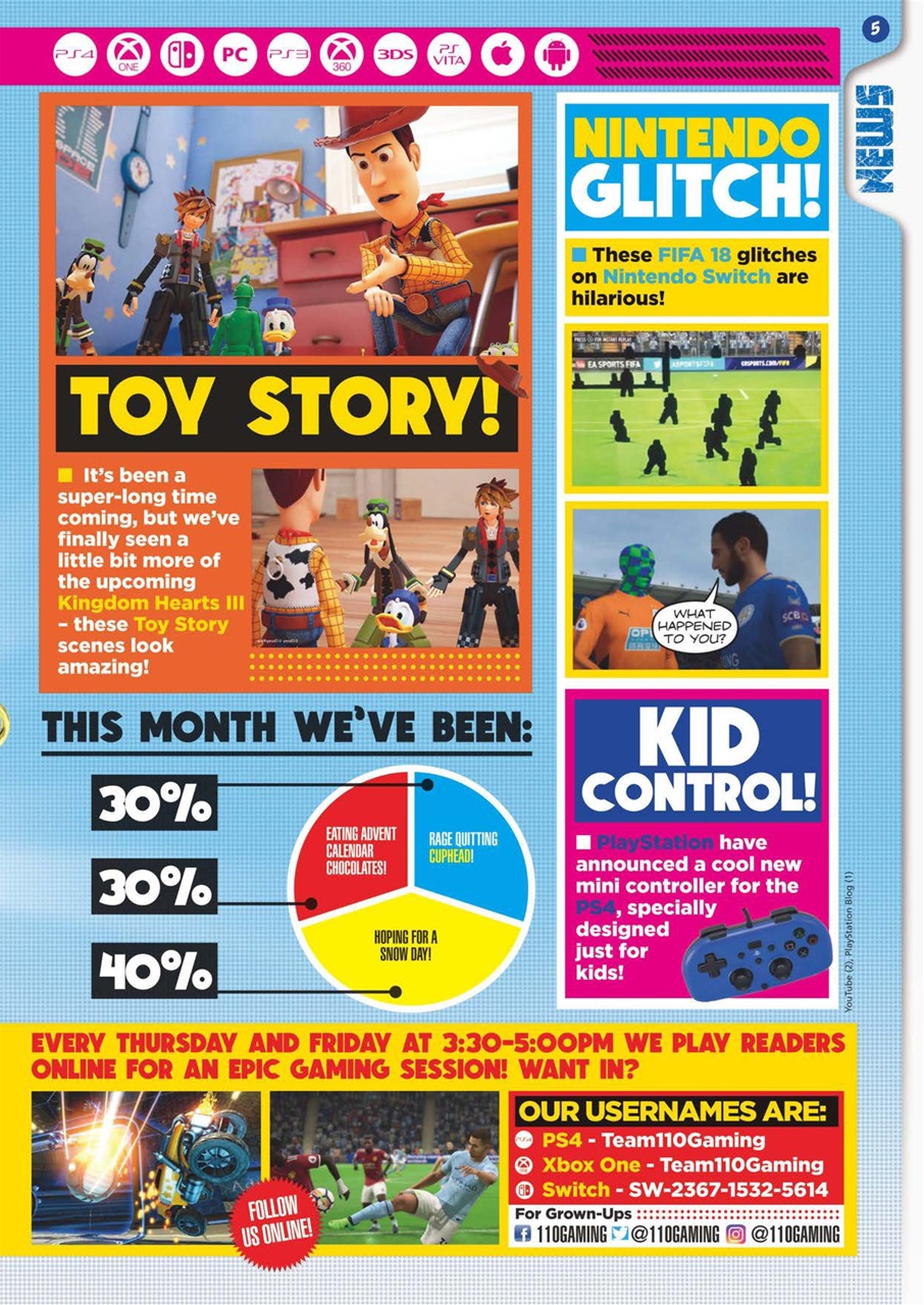 110% Gaming Preview Pages