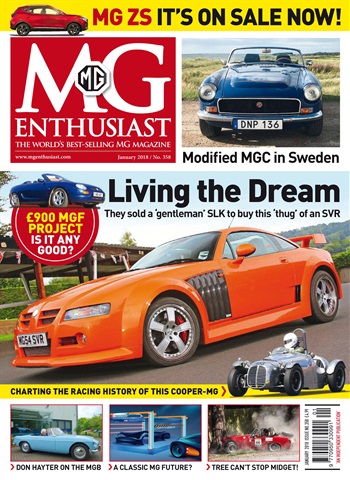 MG Enthusiast issue January 2018