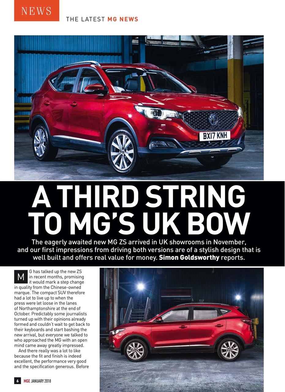 MG Enthusiast Preview Pages