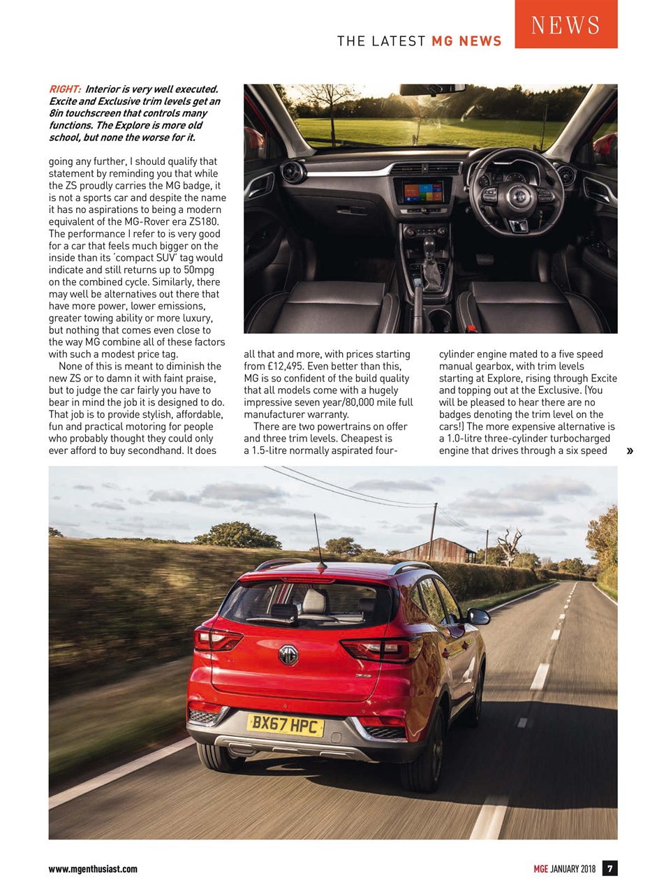 MG Enthusiast Preview Pages