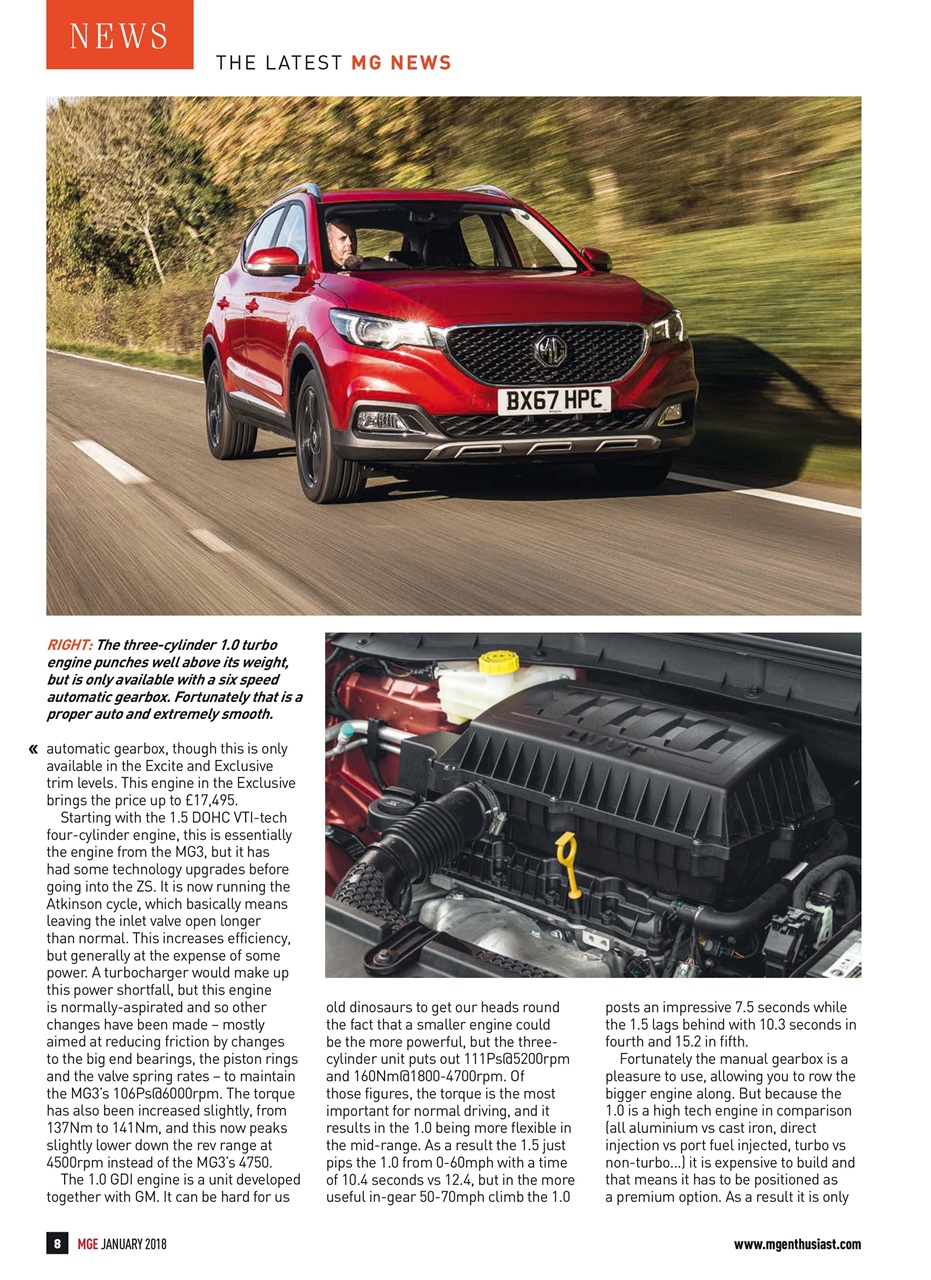 MG Enthusiast Preview Pages