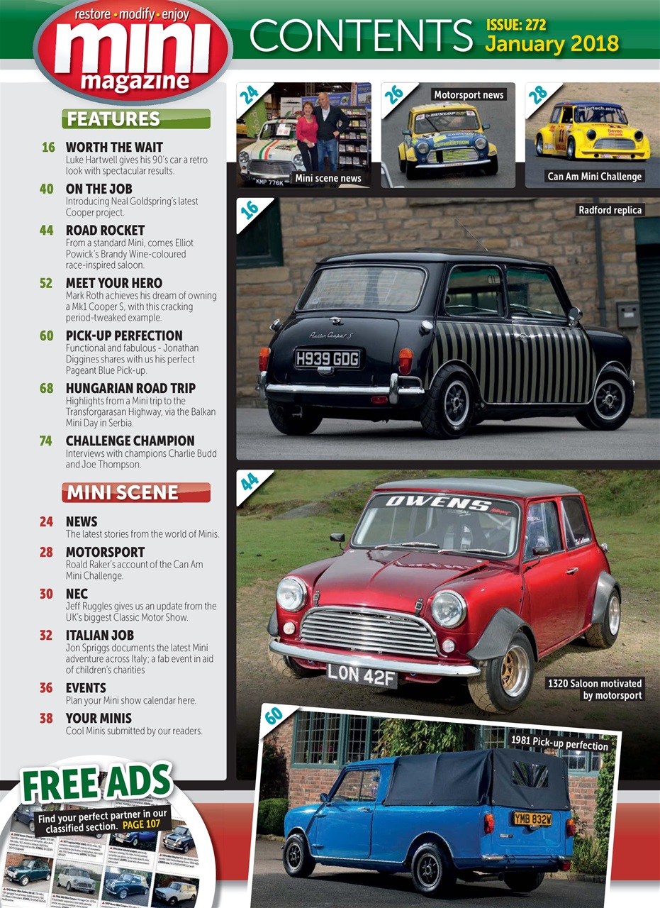 Mini Magazine Preview Pages