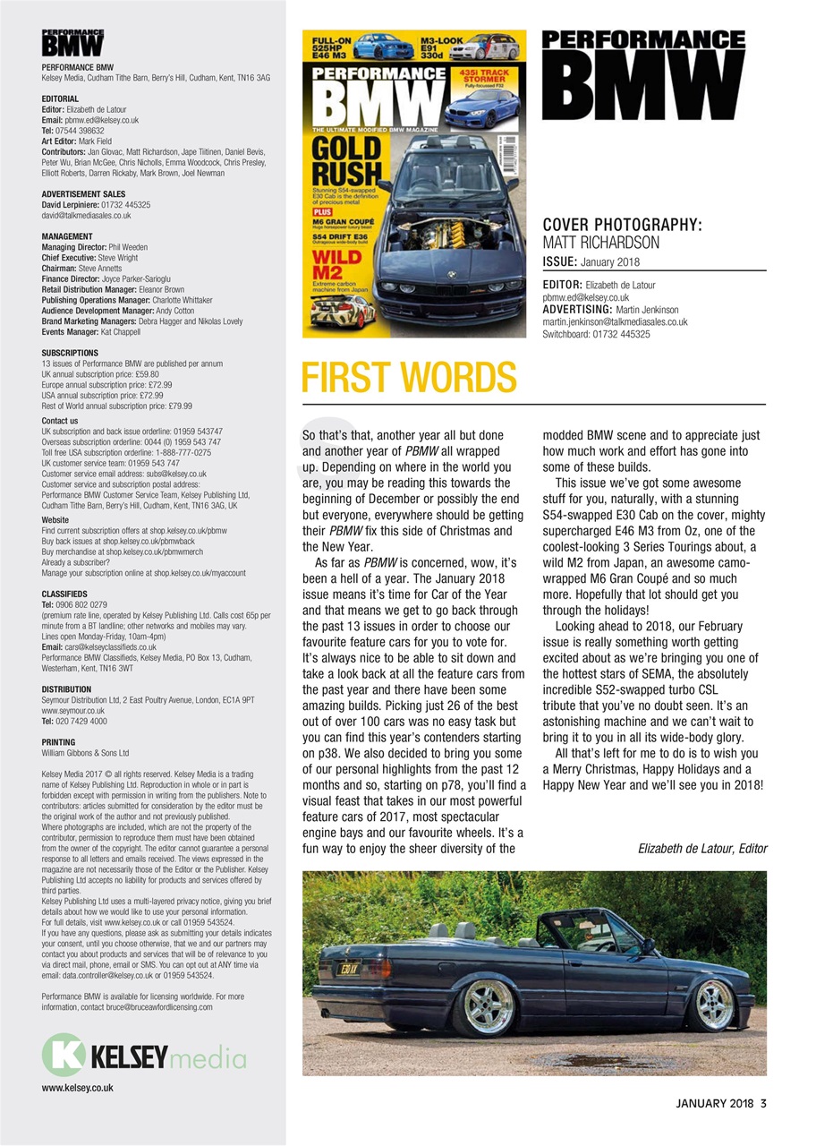 Performance BMW Preview Pages