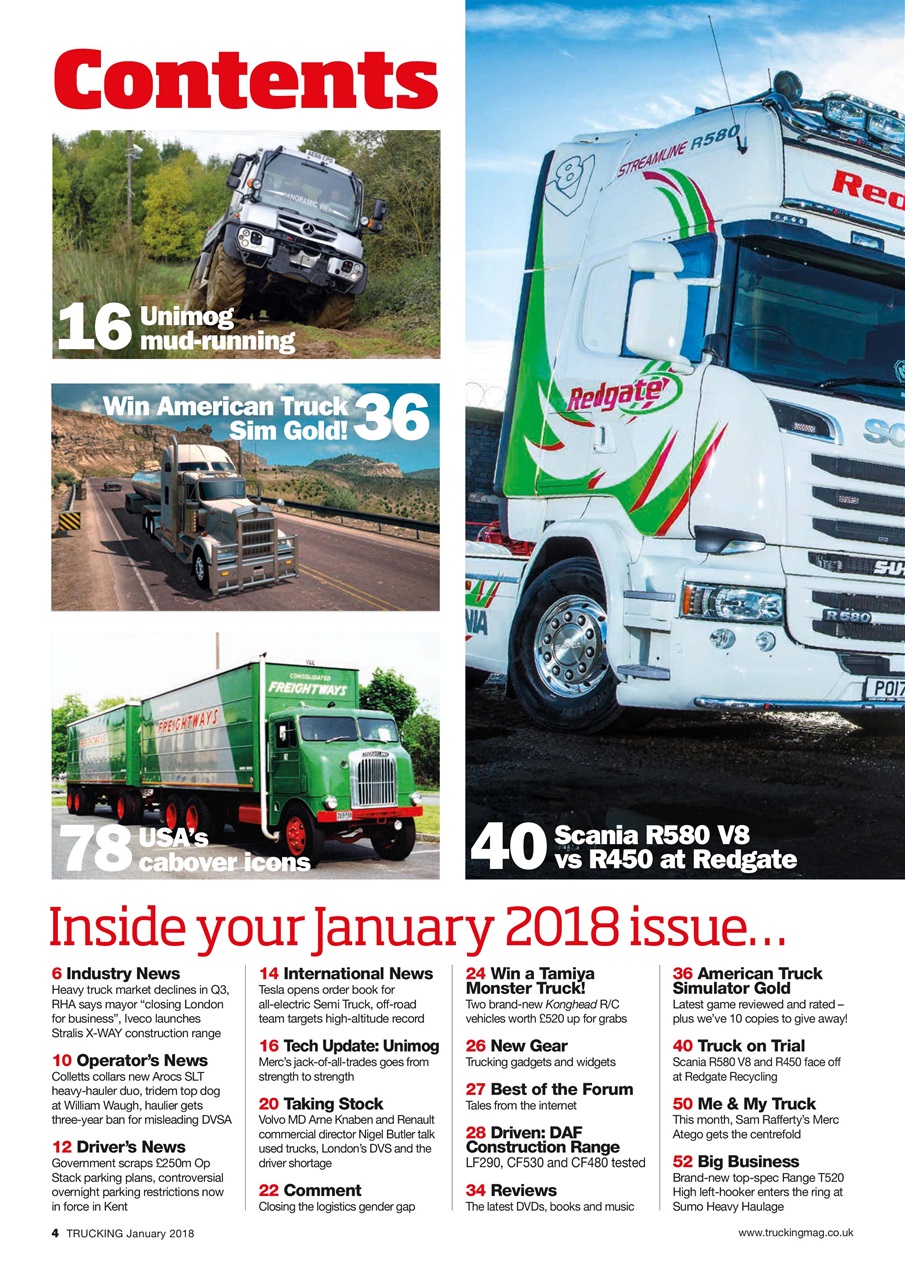 Trucking Magazine Preview Pages