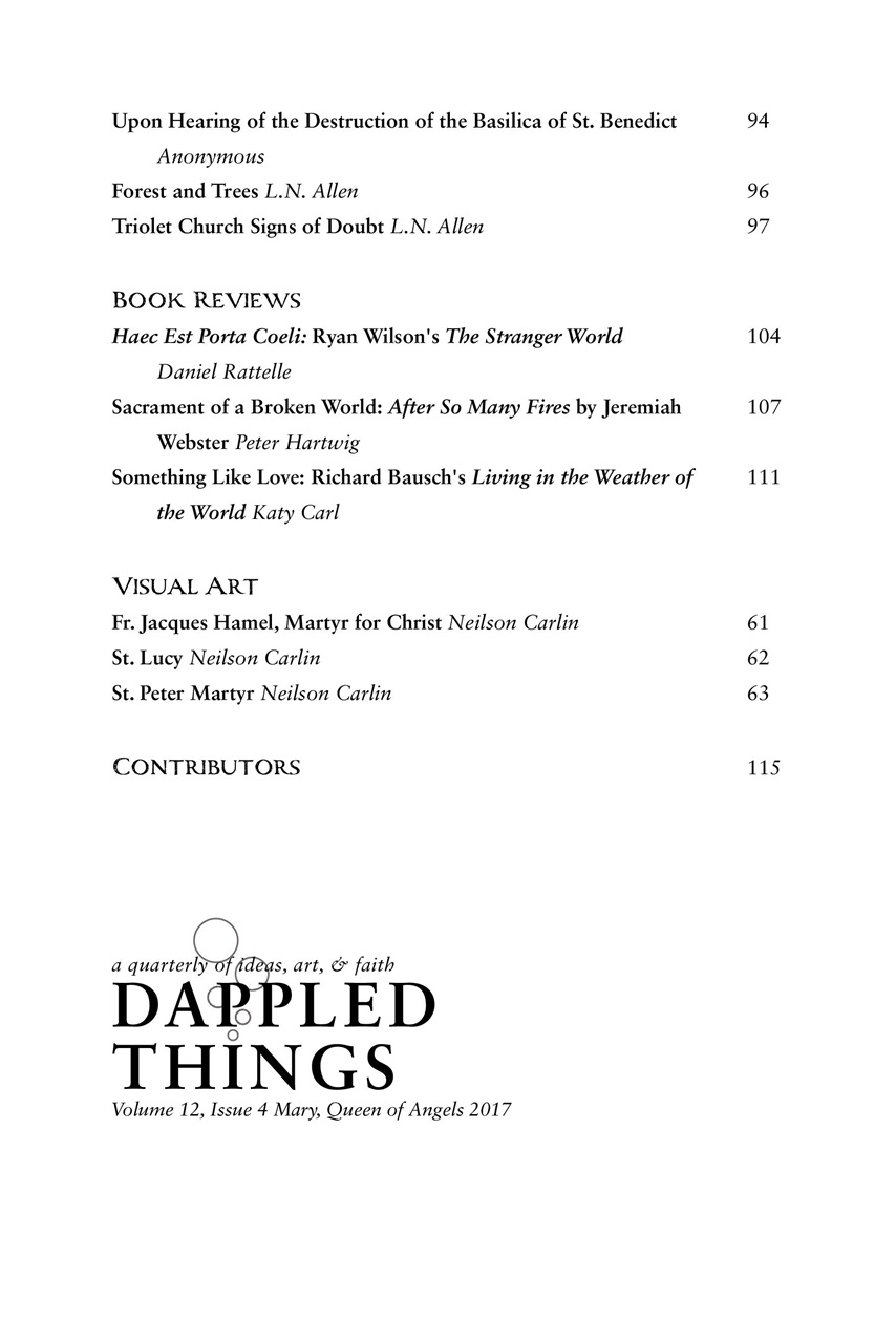 Dappled Things Preview Pages