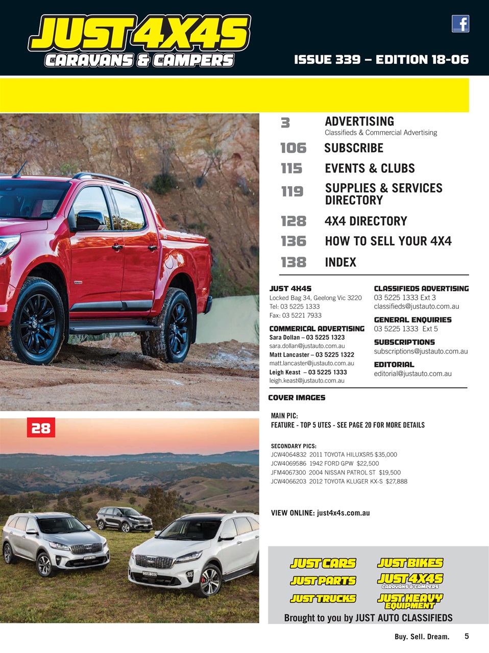 JUST 4X4S Preview Pages