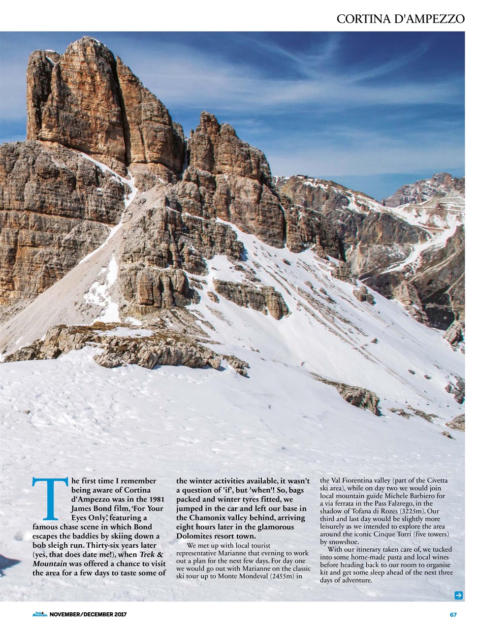 Trek & Mountain Magazine Preview Pages