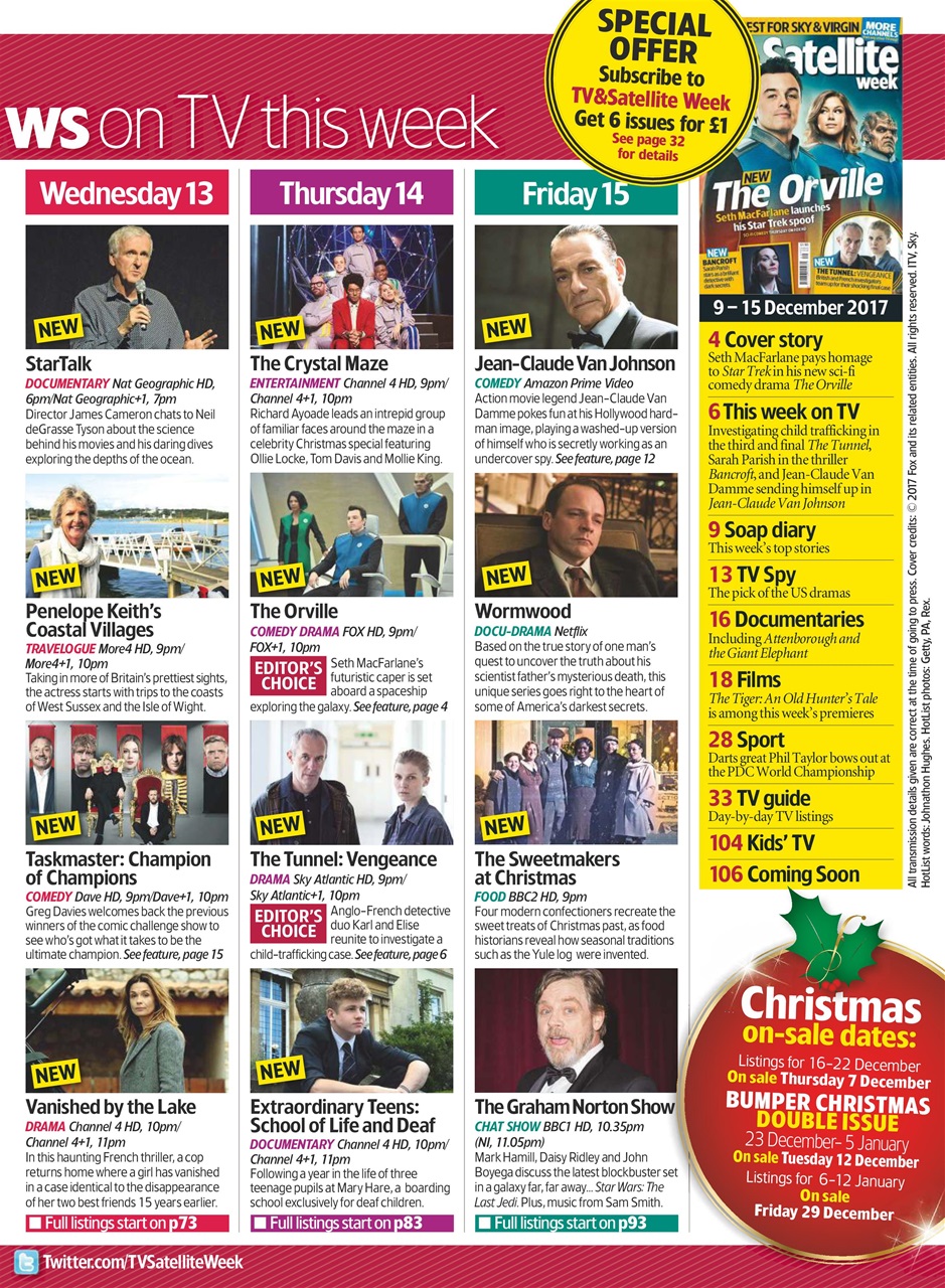 TV & Satellite Week Preview Pages