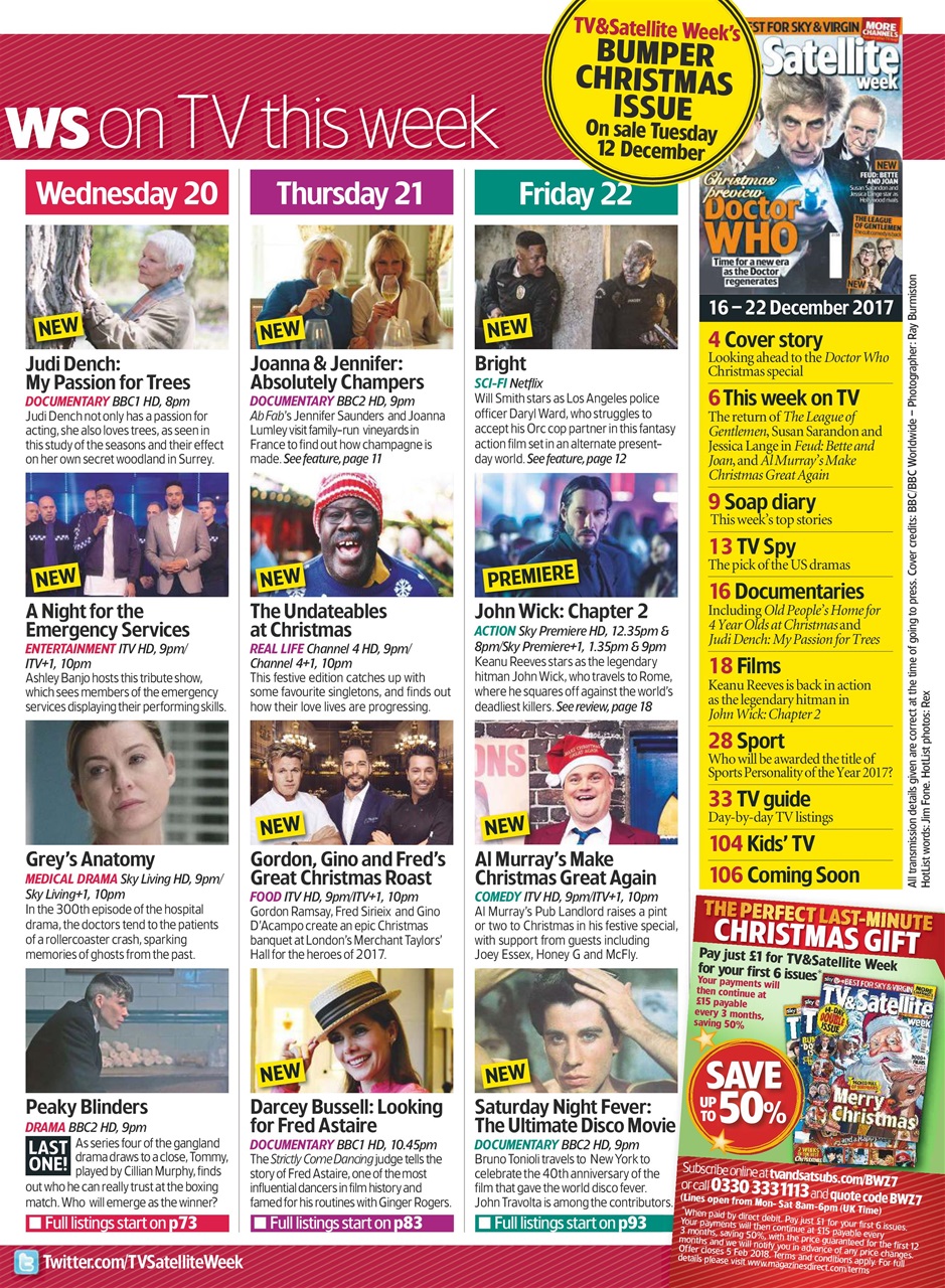 TV & Satellite Week Preview Pages