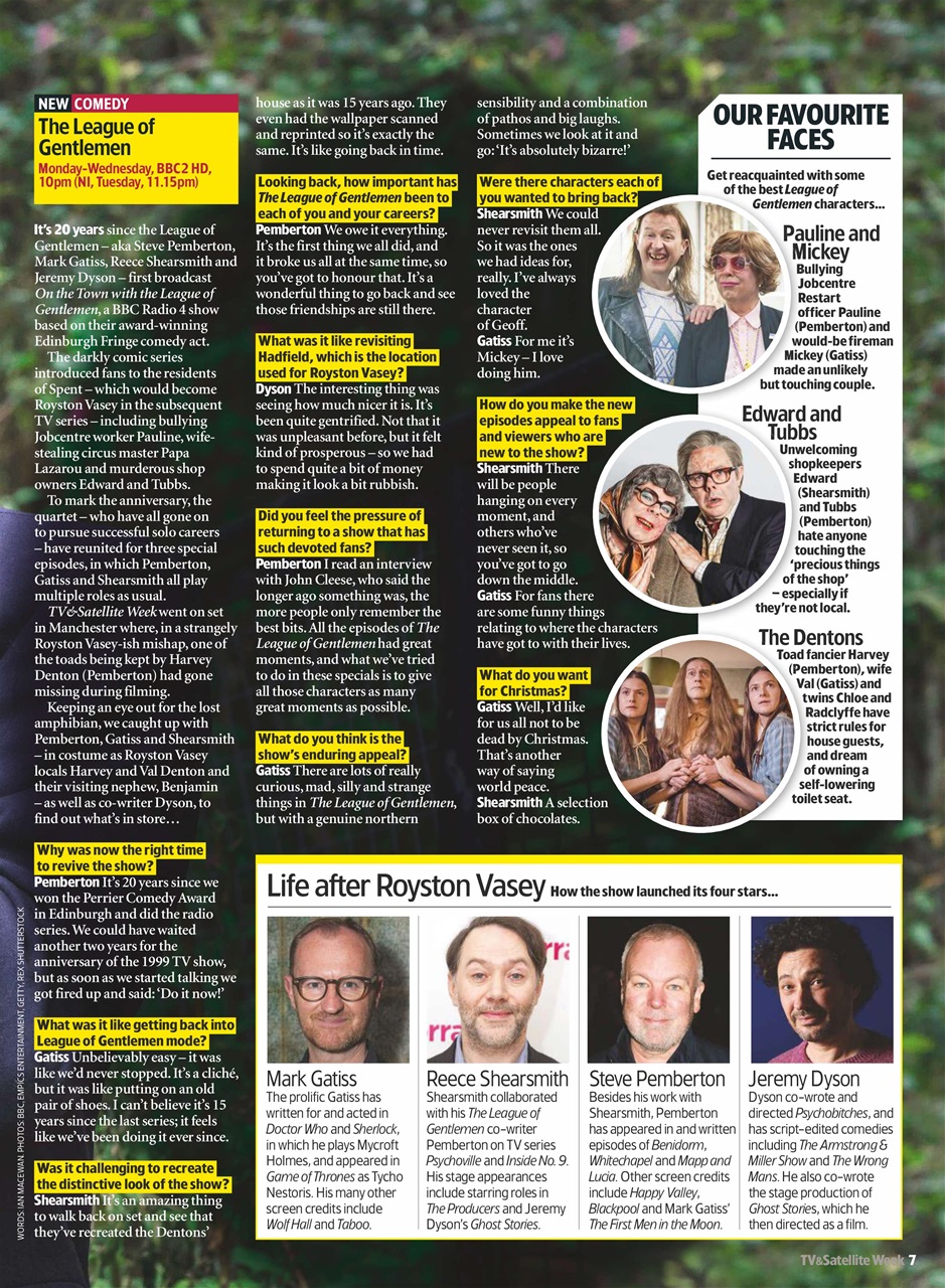 TV & Satellite Week Preview Pages