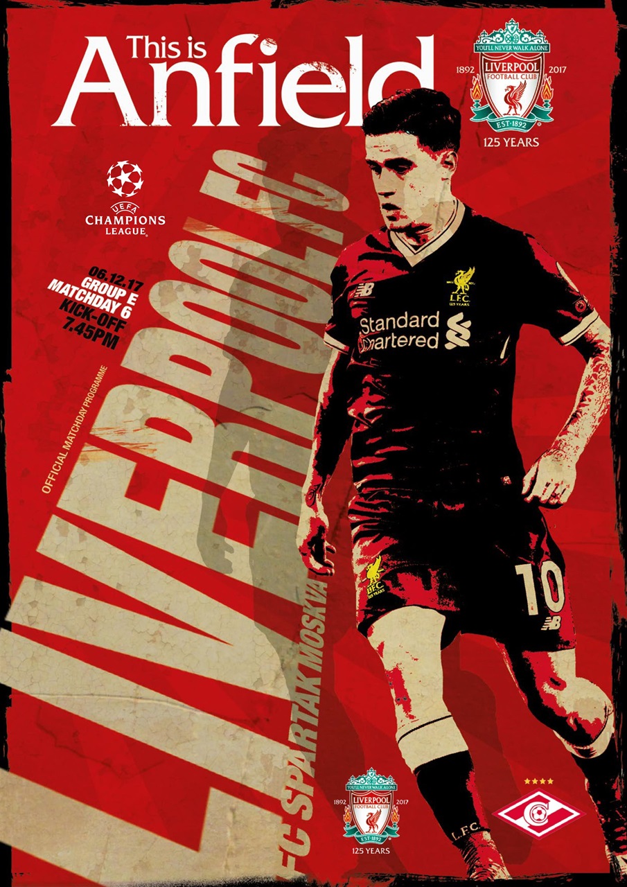 Liverpool FC Programmes Preview Pages