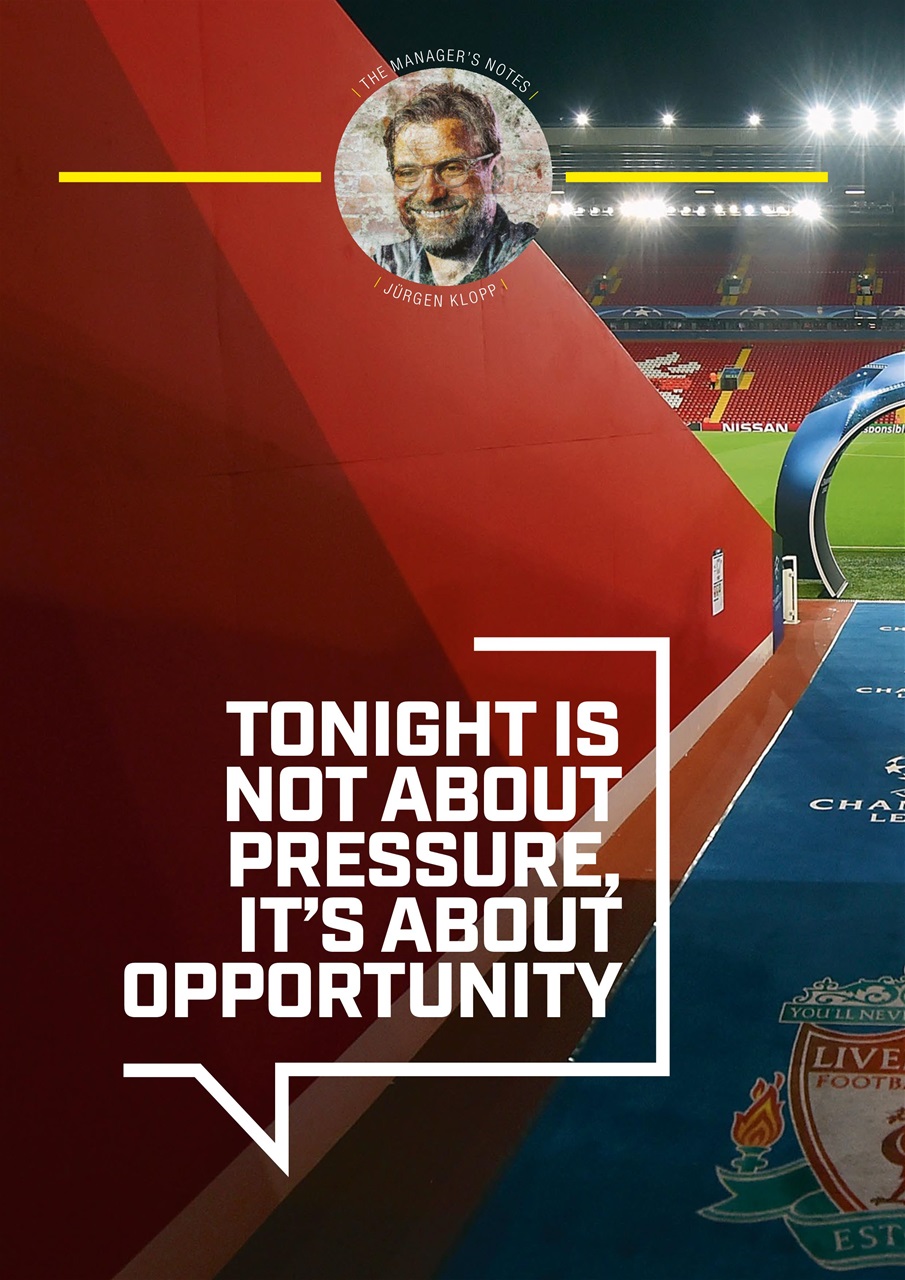 Liverpool FC Programmes Preview Pages