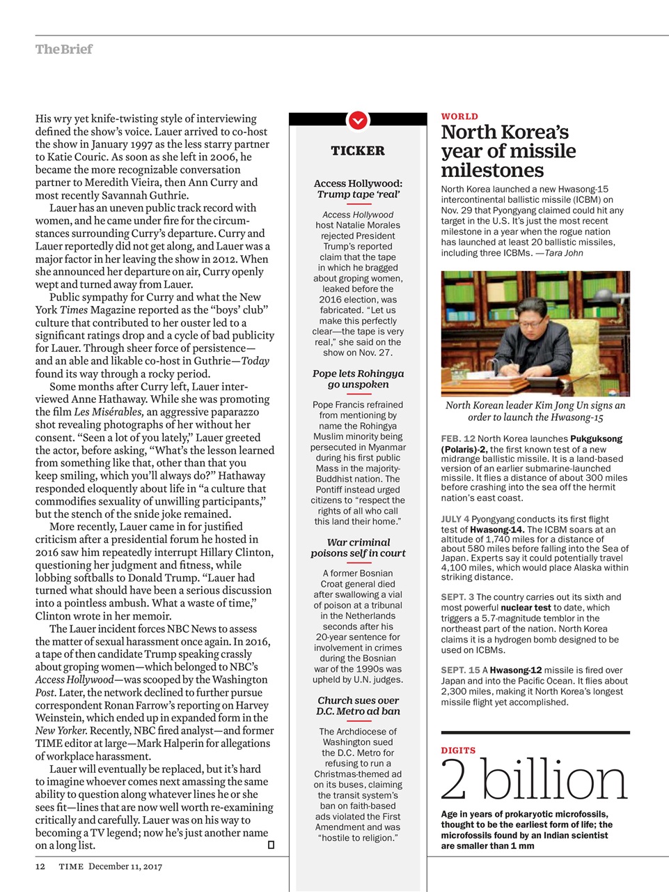 TIME Magazine Europe Preview Pages