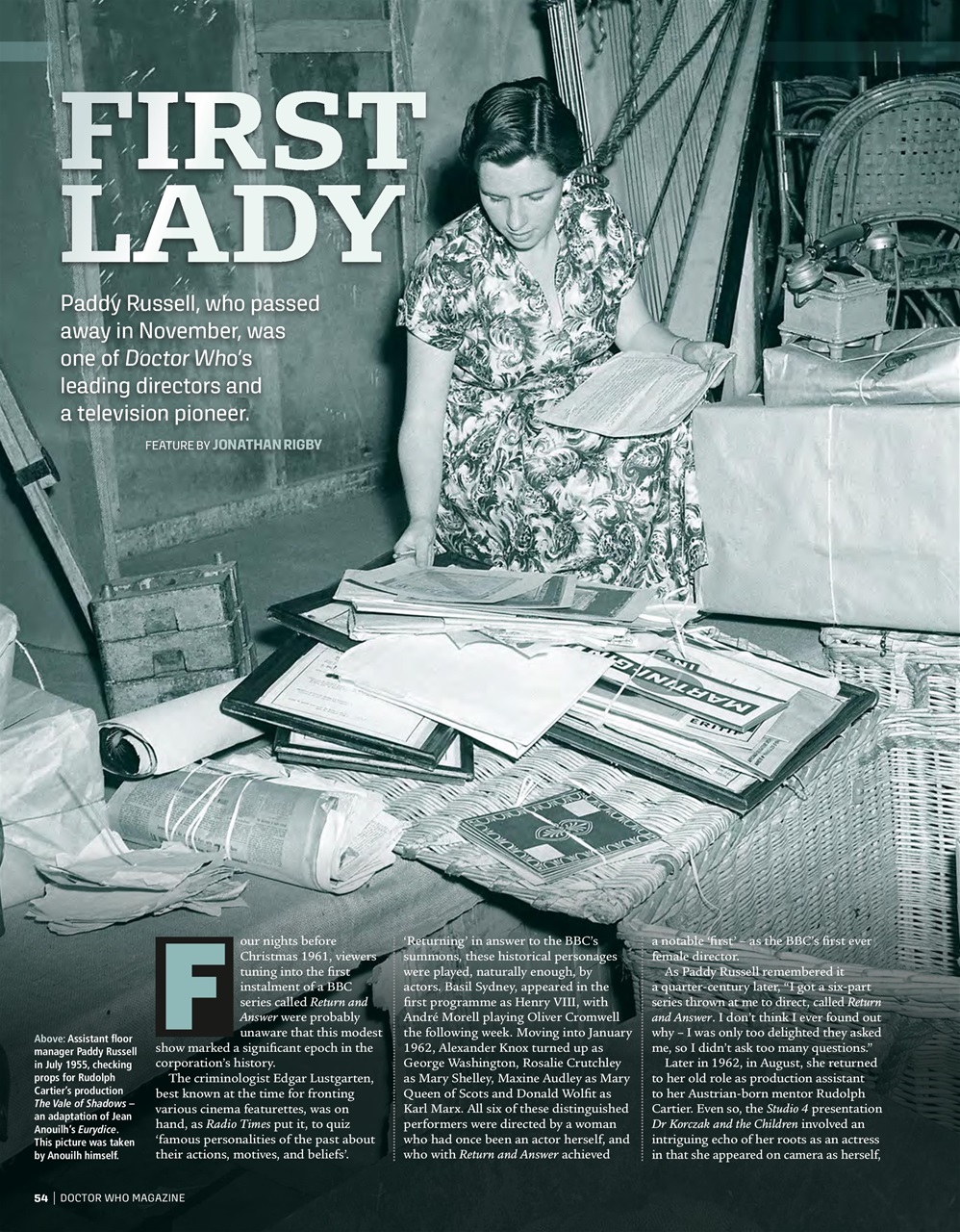 Doctor Who Magazine Preview Pages