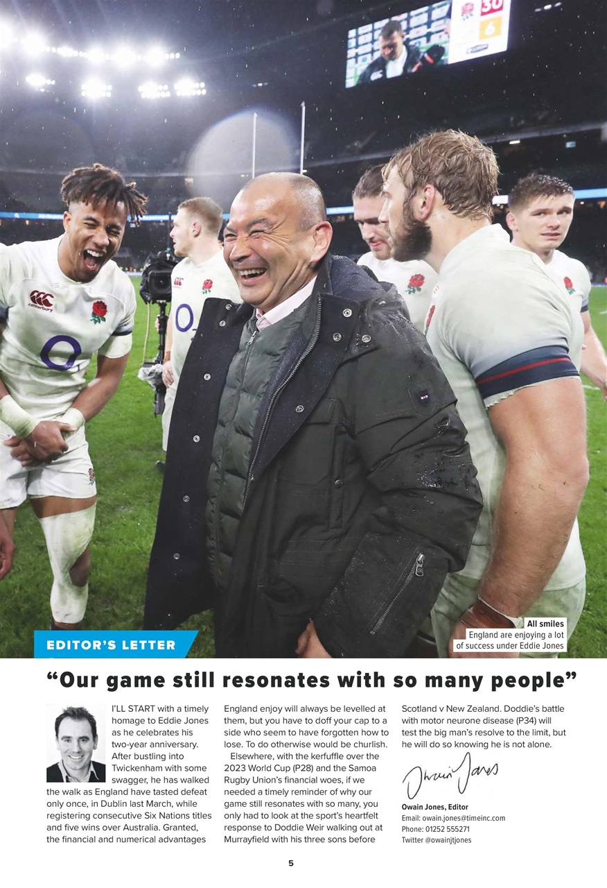 Rugby World Preview Pages