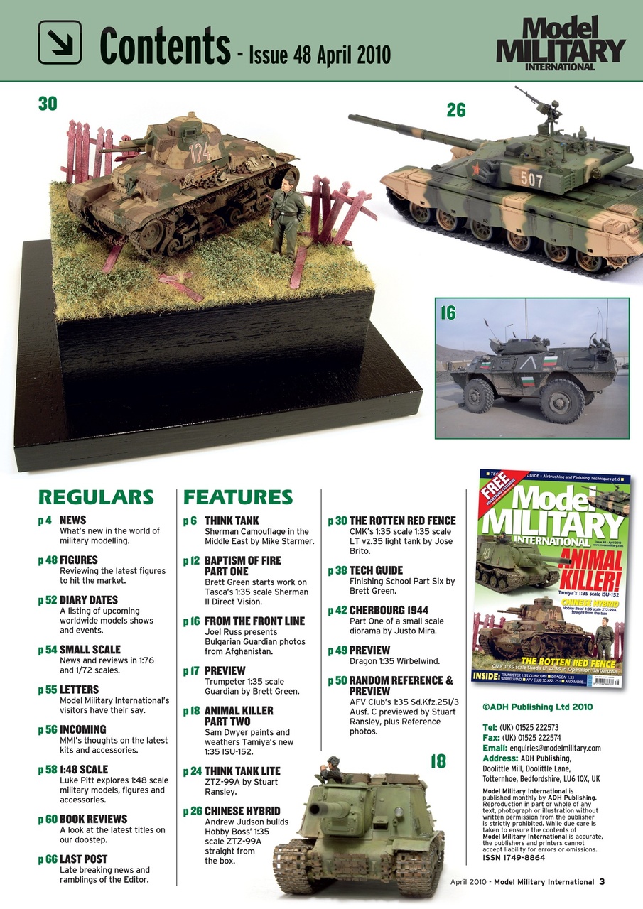 Model Military International Preview Pages