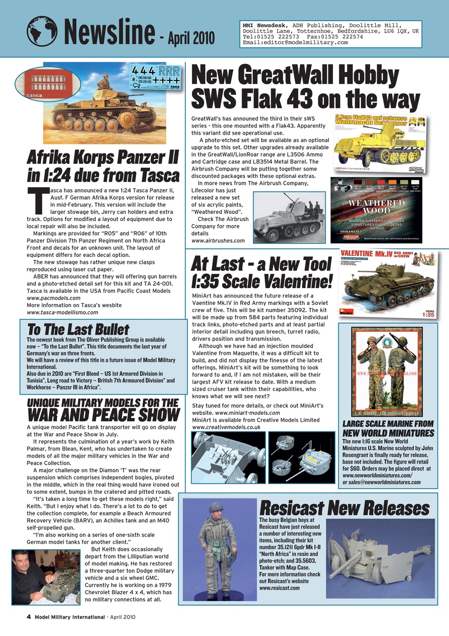 Model Military International Preview Pages