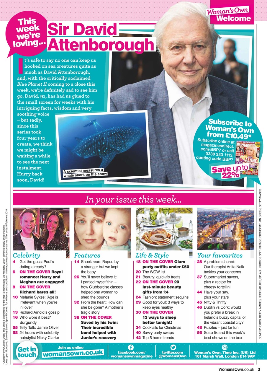 Woman's Own Preview Pages