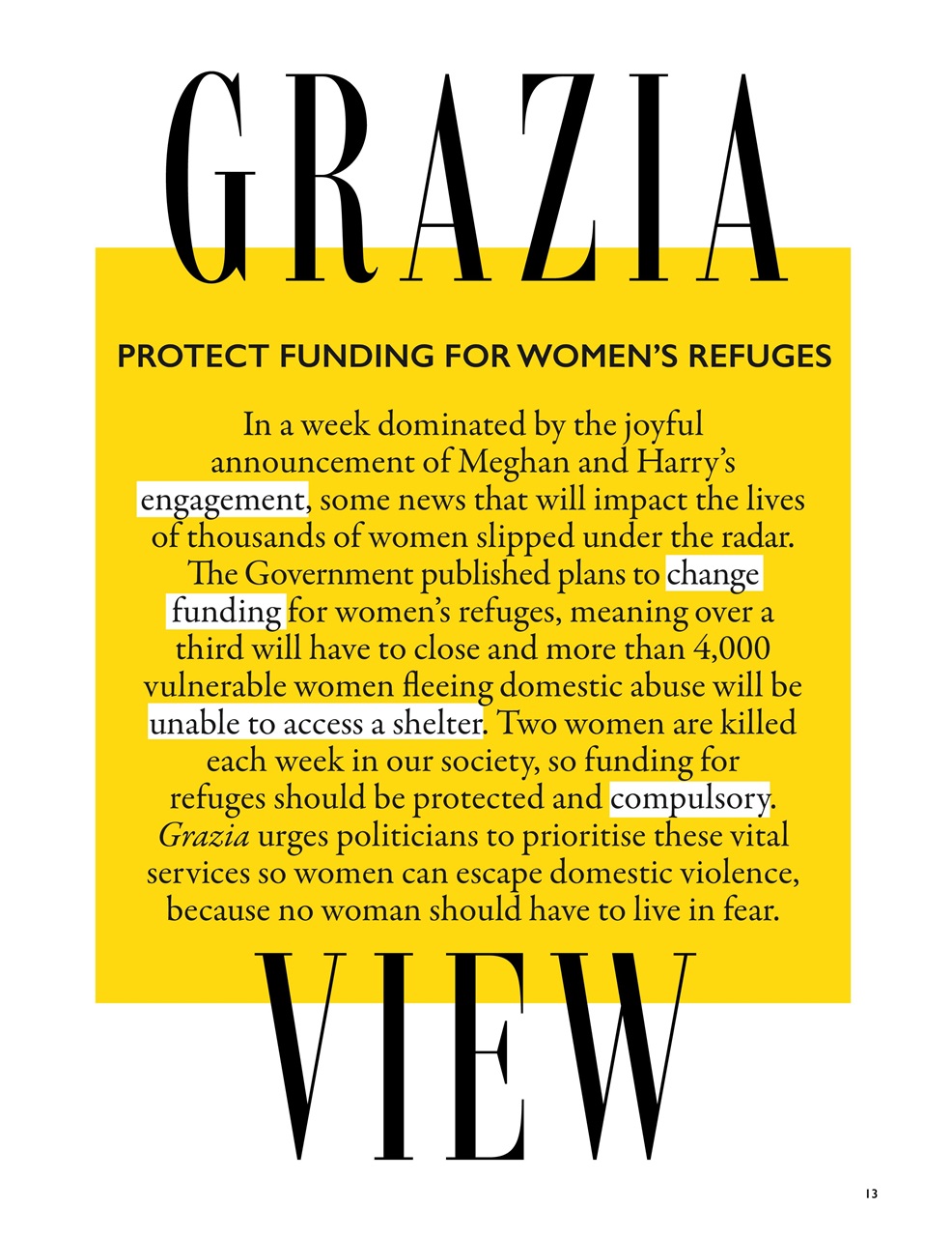 Grazia Preview Pages