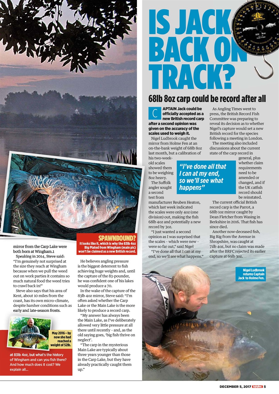 Angling Times Preview Pages