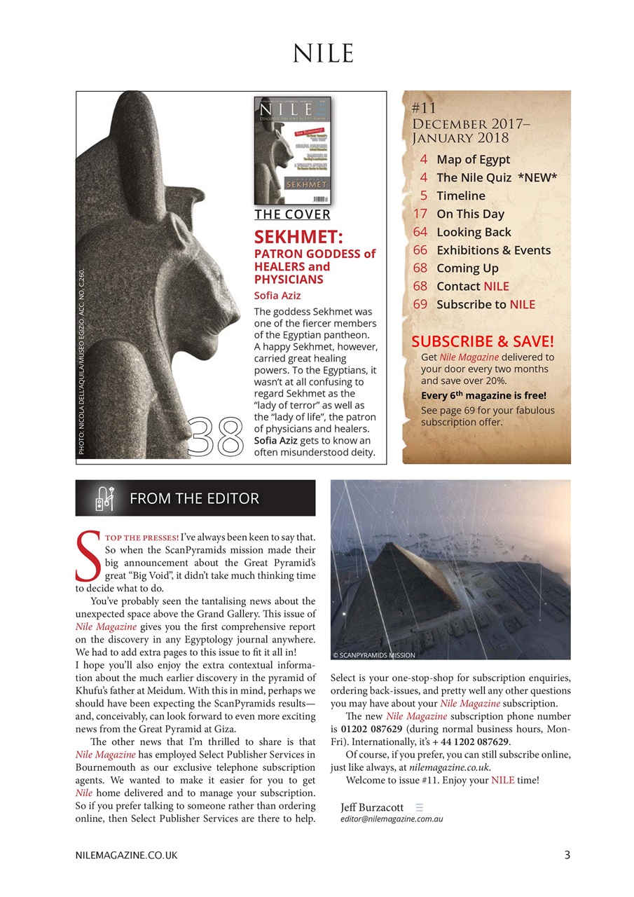 Nile Magazine Preview Pages