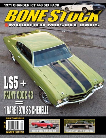 Muscle Cars issue Winter 2017