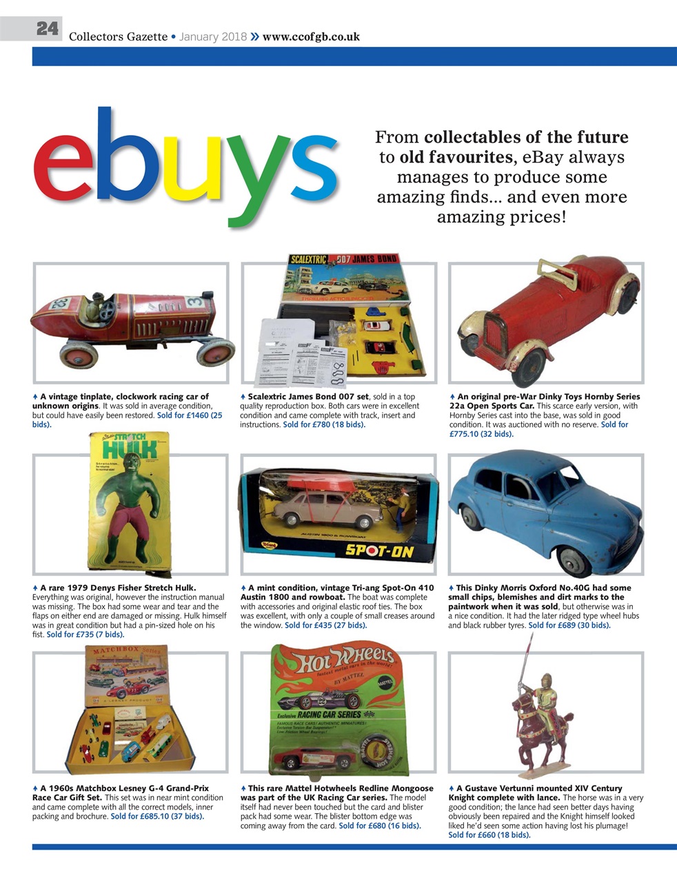 Collectors Gazette Preview Pages