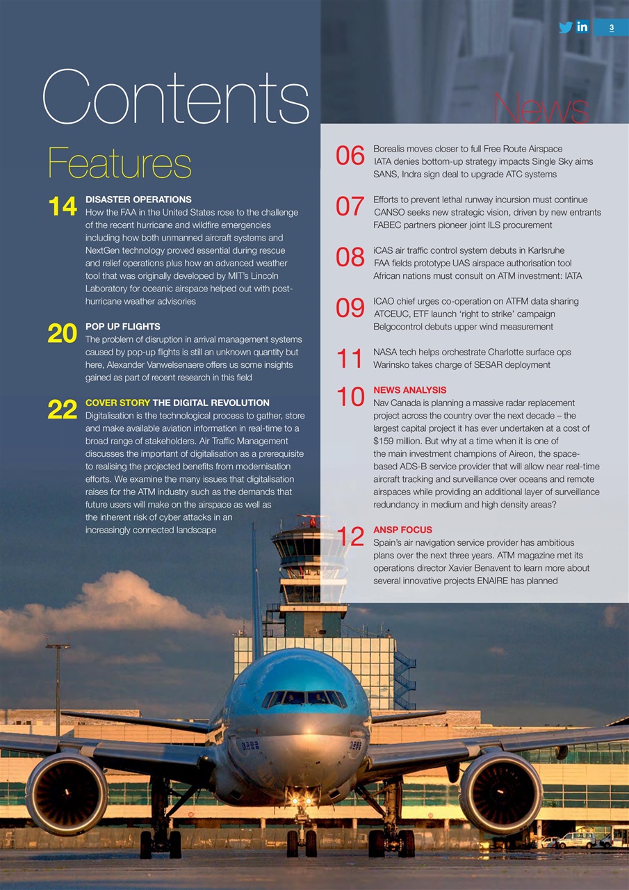 Air Traffic Management Preview Pages
