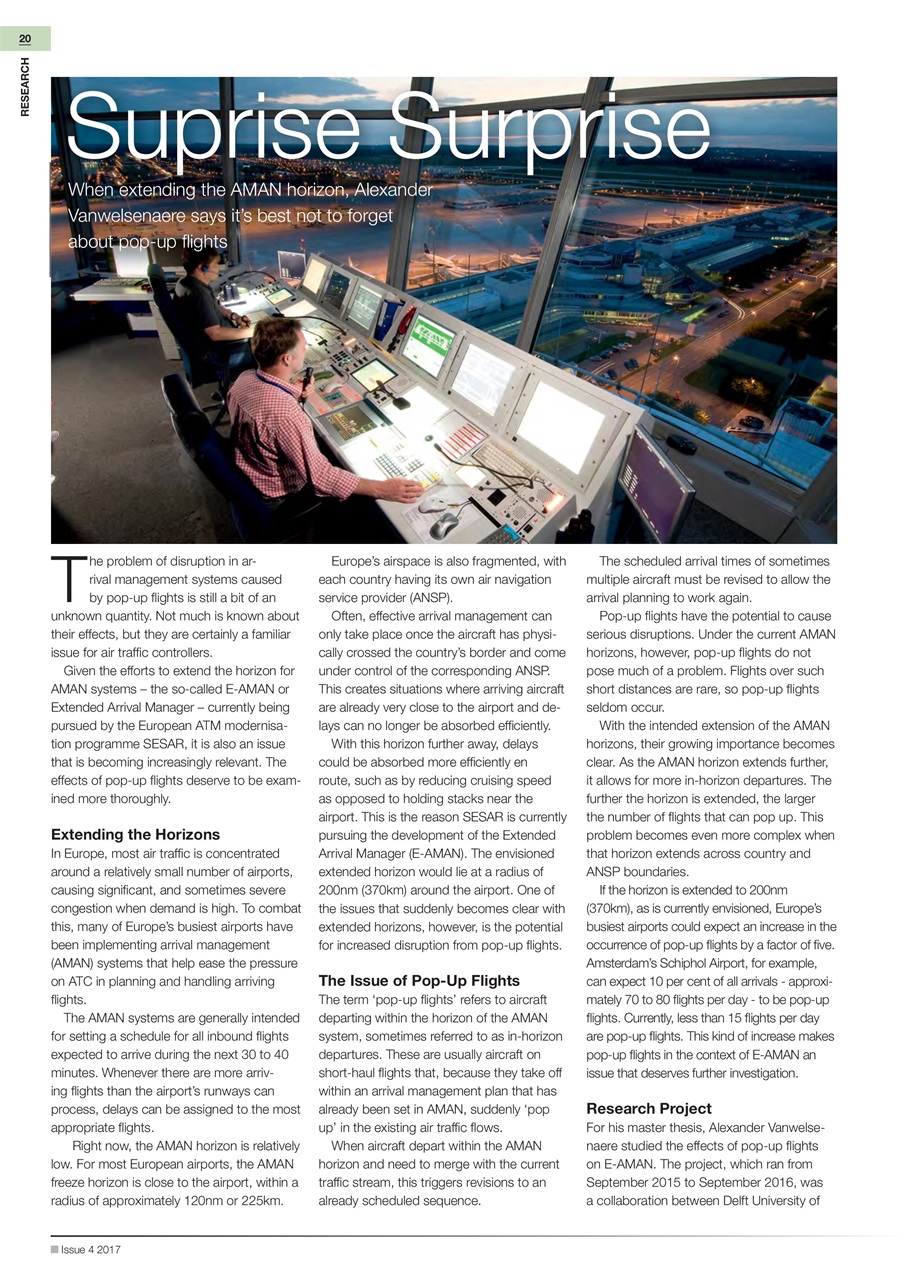 Air Traffic Management Preview Pages