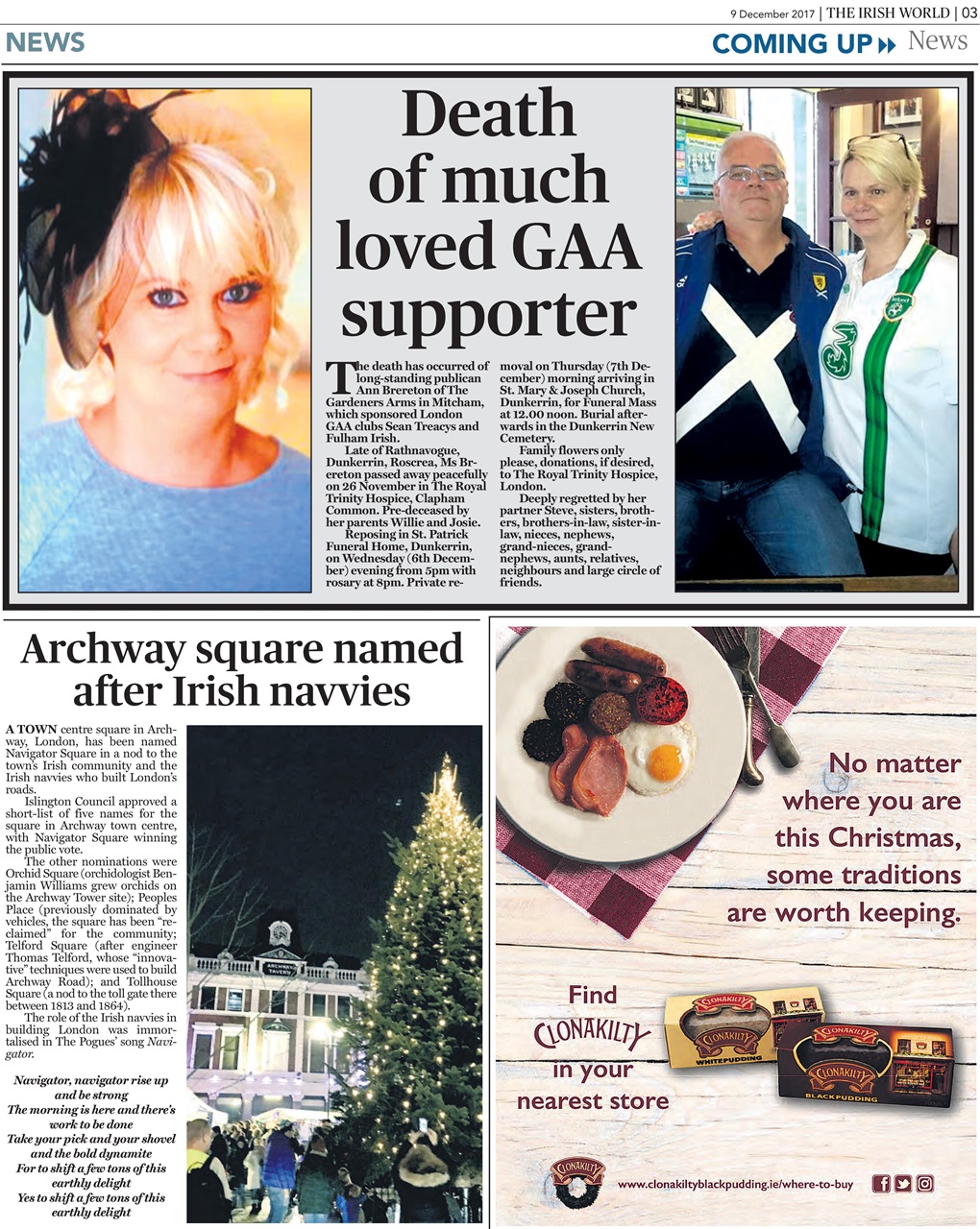 Irish World Preview Pages