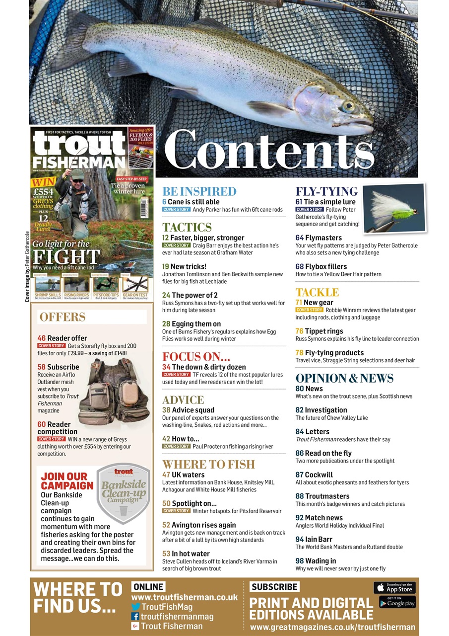 Trout Fisherman Preview Pages