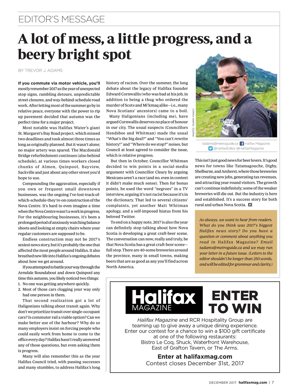 Halifax Magazine Preview Pages