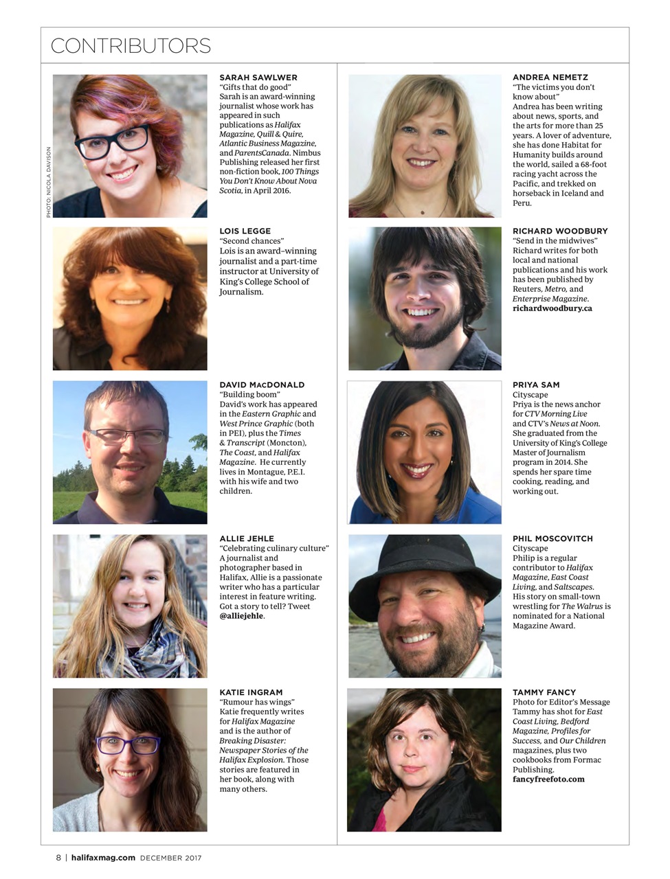 Halifax Magazine Preview Pages