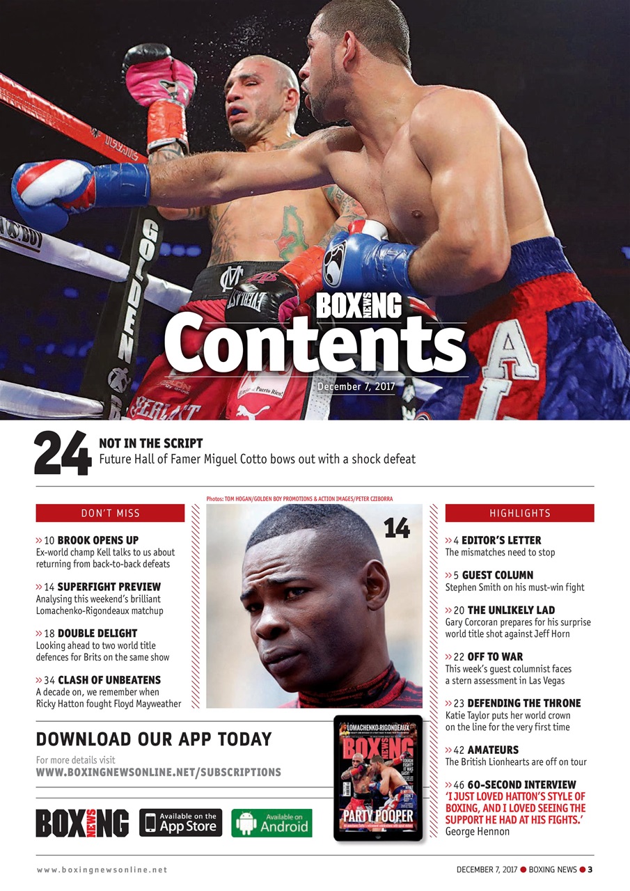 Boxing News Preview Pages